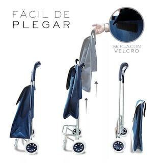 Foto 3 | Carrito Plegable Multiusos Eo Safe Imports Esi-17742 Azul