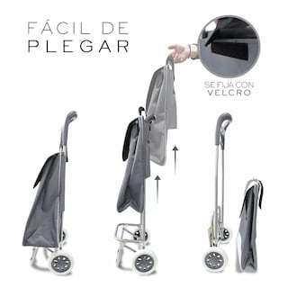 Foto 3 | Carrito Plegable Multiusos Eo Safe Imports Esi-17741 Gris