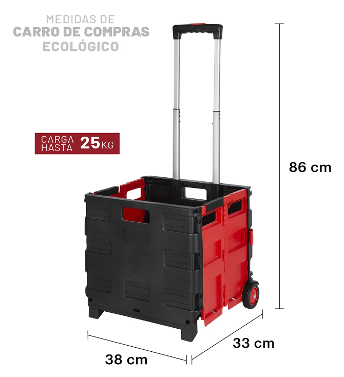 Foto 7 pulgar | Carrito De Compras Plegable Xtellar