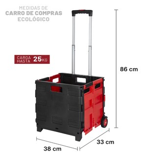 Foto 6 | Carrito De Compras Plegable Xtellar