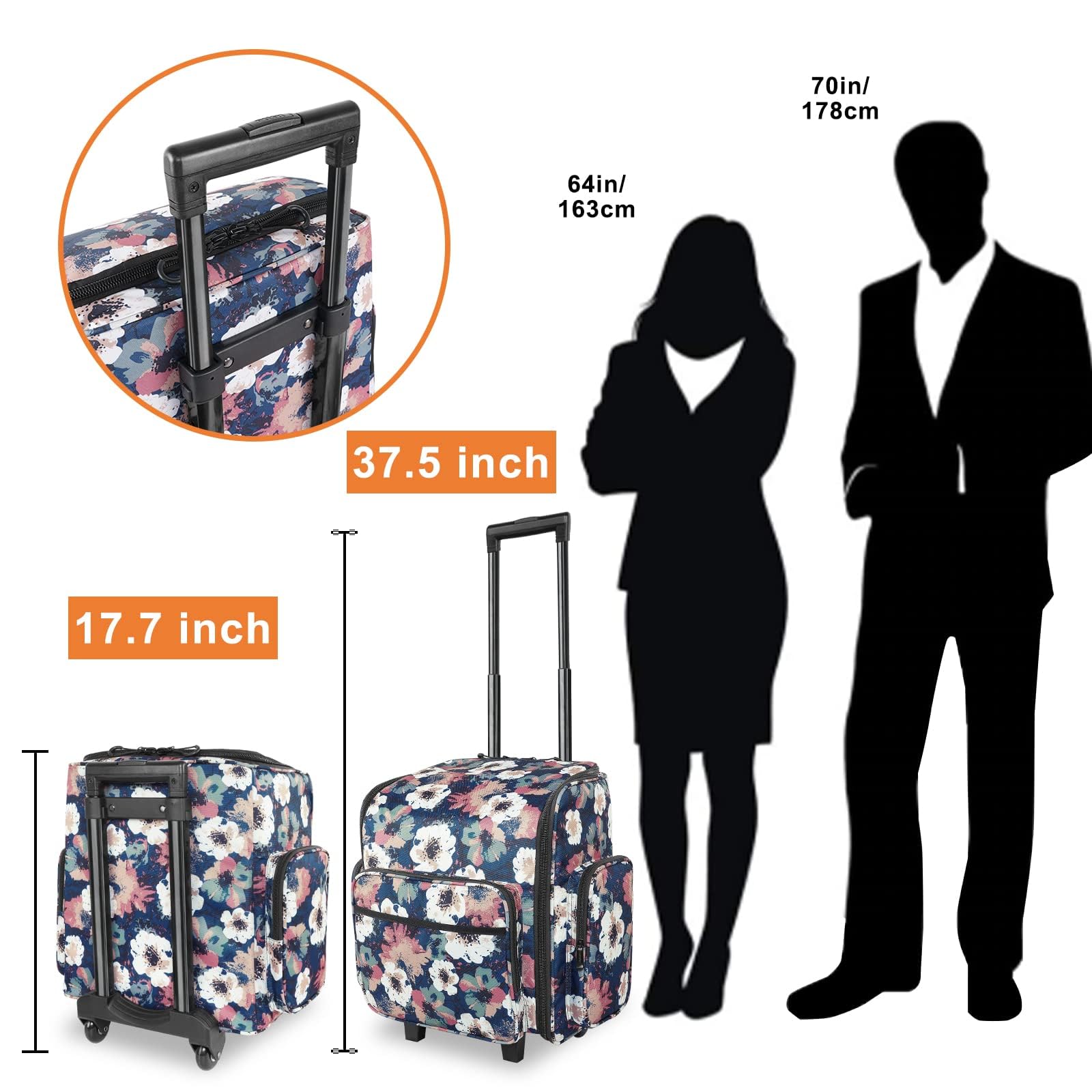 Foto 6 pulgar | Rolling Craft Bag Yorepek  Bolsa Enrollable Grande Para Álbumes De Recortes  40 Litros - Venta Internacional.