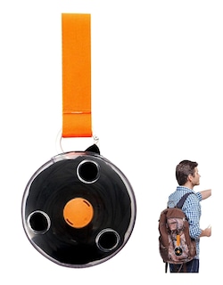 Foto 3 | Bolsa de Compras color Negro Plegable Portátil de Disco