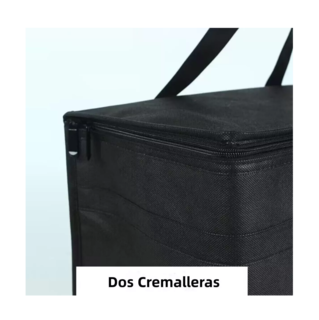 Foto 4 | Bolsas Aislantes y Reutilizables para Compras Lab.G Negras 2 Piezas