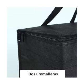 Foto 4 | Bolsas Aislantes y Reutilizables para Compras Belug Negras 2 Piezas