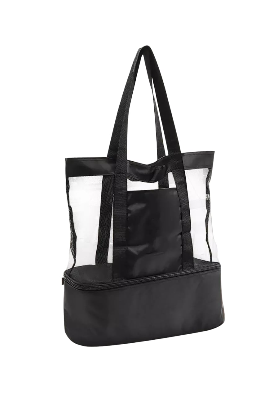 Bolsa Malla Aislante Multifuncional Lab.G Negro con Transparente $469