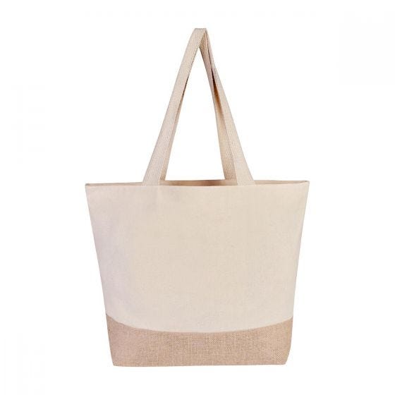 Foto 2 pulgar | Bolsa de Yute Storyland Reutilizable Beige 34 X 34 cm