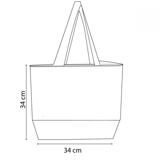 Foto 3 pulgar | Bolsa de Yute Storyland Reutilizable Beige 34 X 34 cm