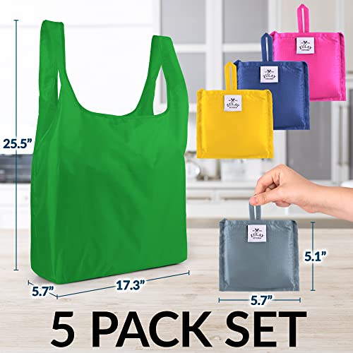 Foto 6 pulgar | Bolsas Reutilizables Zulay Kitchen Multicolor 5 Piezas - Venta Internacional
