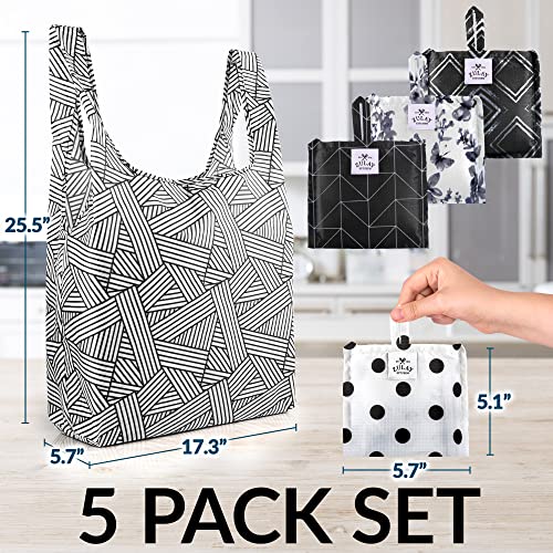 Foto 6 | Venta Internacional-bolsas Reutilizables, Paquete De 5 Unidades, Tamaño Grande, 22,68 Kg