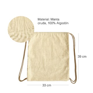 Foto 2 | Morrales UndaMéxico Manta Cruda Beige 5 Piezas