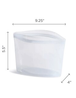 Foto 3 | Bolsa Reutilizable Stasher Transparent