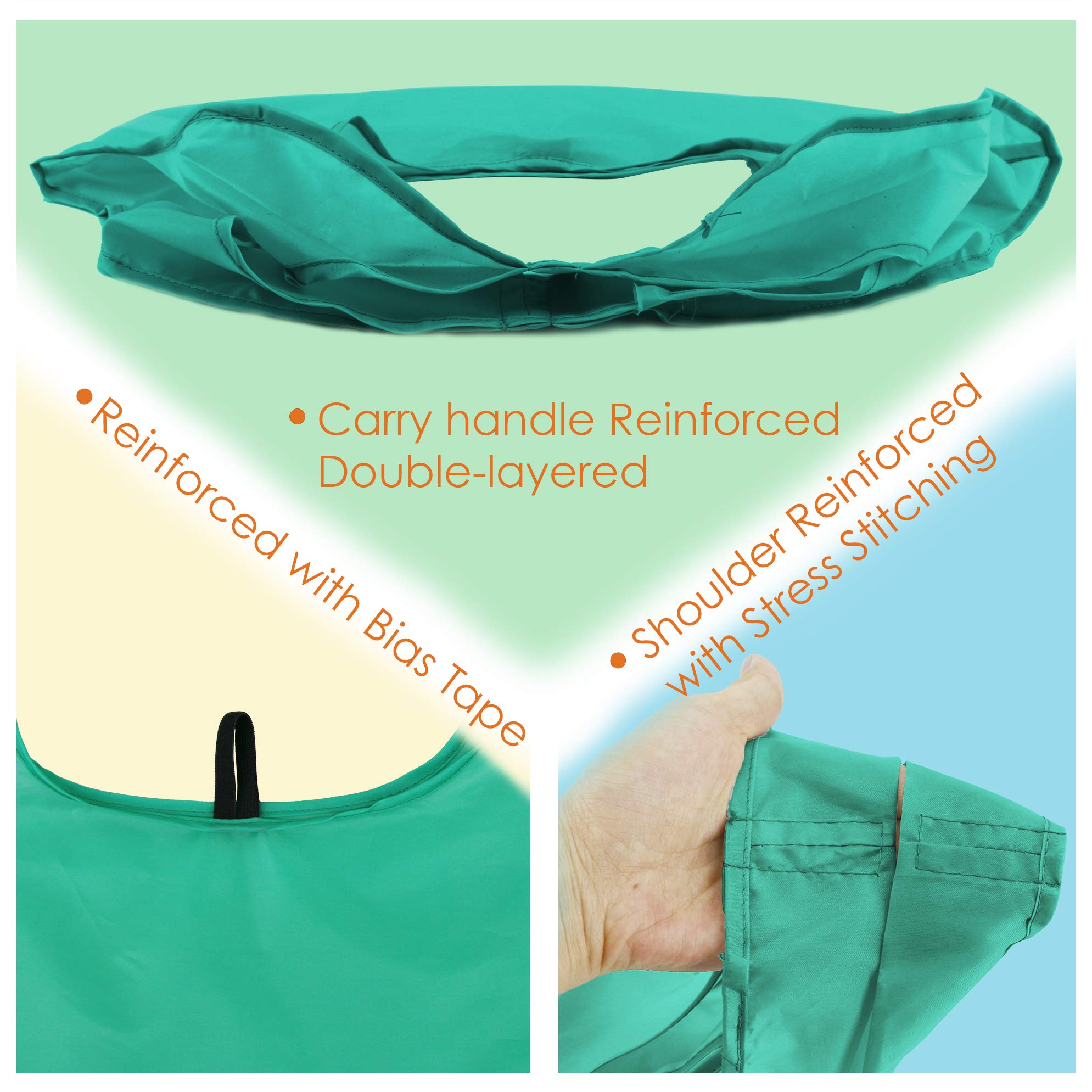 Foto 4 | Bolsas de Supermercado Reutilizables Beegreen Paquete de 10 Unidades Extra Grandes - Venta Internacional