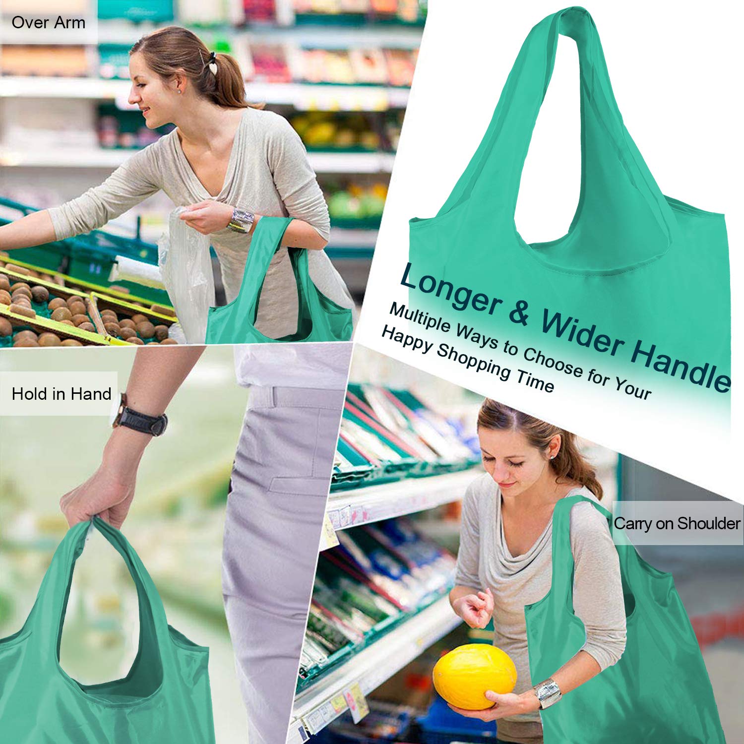 Foto 7 pulgar | Bolsas de Supermercado Reutilizables Beegreen Paquete de 10 Unidades Extra Grandes - Venta Internacional
