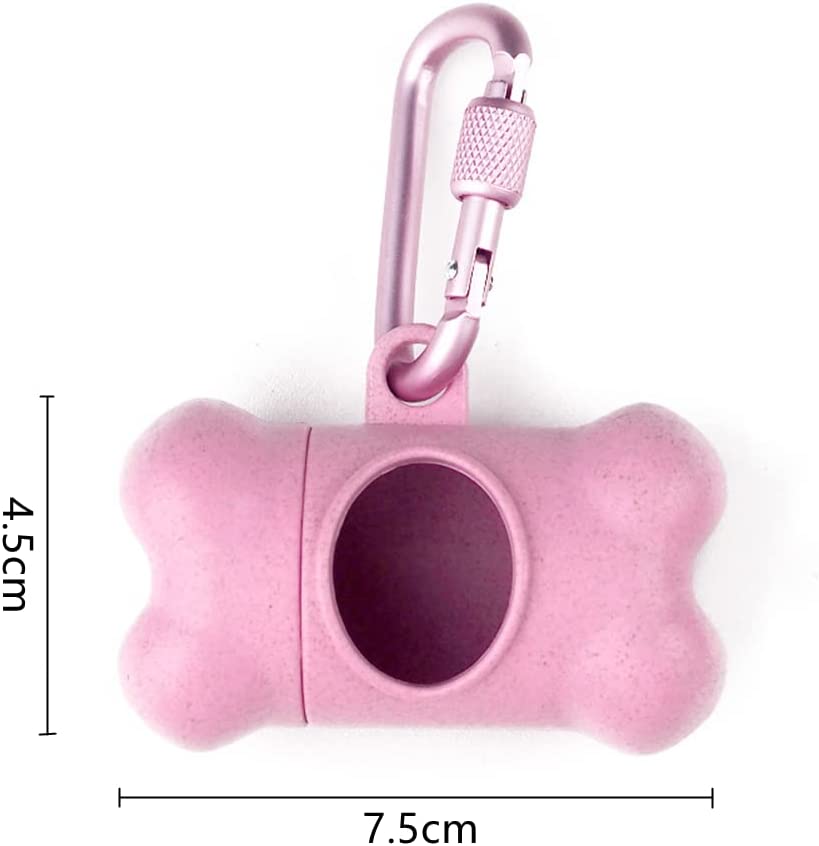 Foto 2 pulgar | Dispensador Portátil Con Soporte Para Excrementos De Perro Huoguo, Rosa - Venta Internacional.