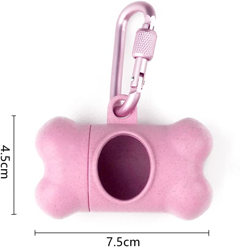 Dispensador Portátil Con Soporte Para Excrementos De Perro Huoguo, Rosa - Venta Internacional.