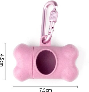 Foto 1 | Dispensador Portátil Con Soporte Para Excrementos De Perro Huoguo, Rosa - Venta Internacional.