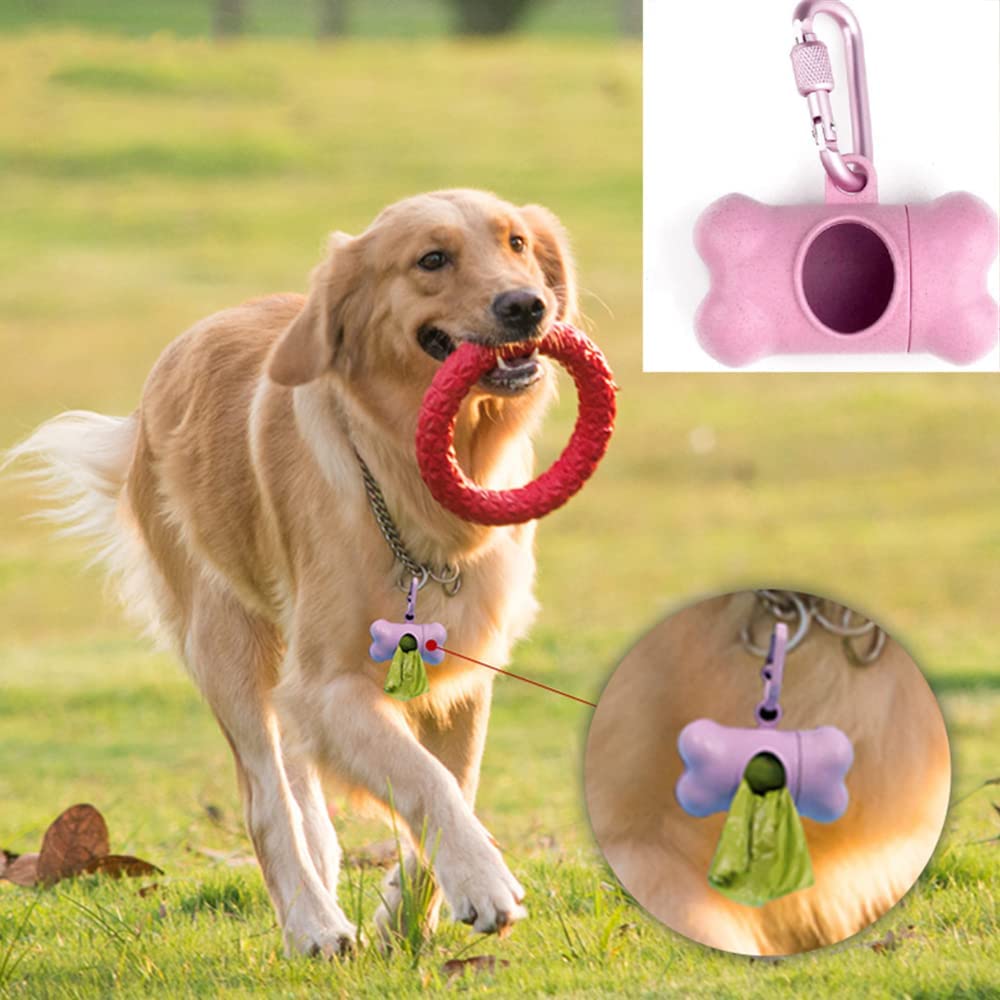 Foto 5 pulgar | Dispensador Portátil Con Soporte Para Excrementos De Perro Huoguo, Rosa - Venta Internacional.