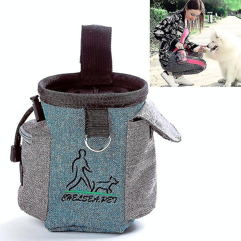 Riñonera Para Entrenamiento De Mascotas Y Actividades Al Aire Libre, Color Azul Cielo - Venta Internacional.