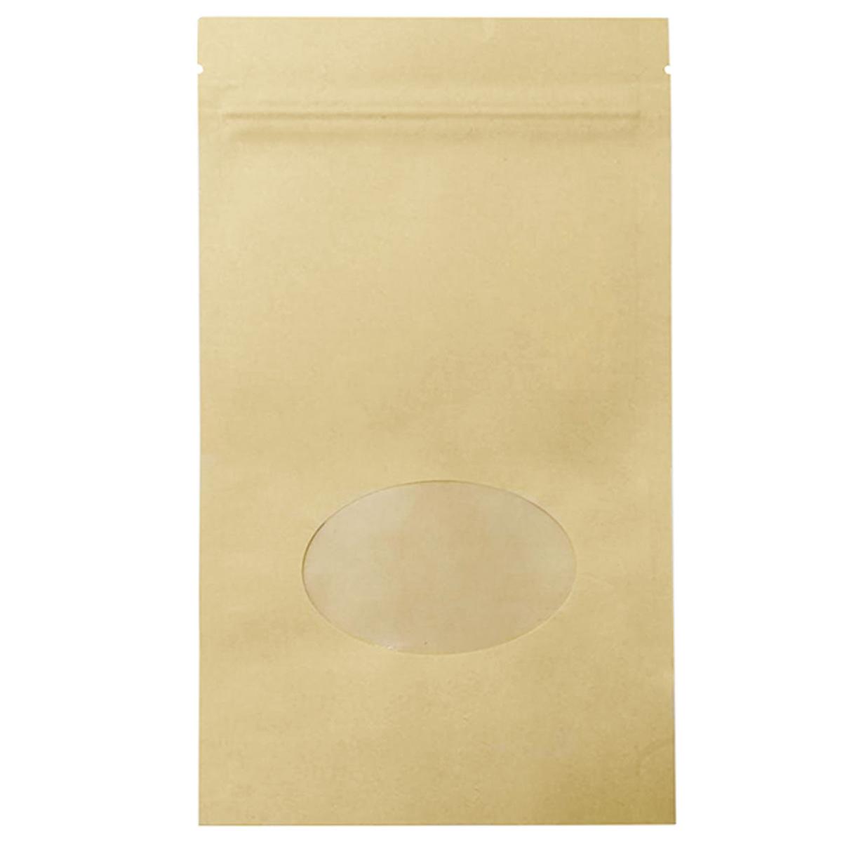 Foto 4 pulgar | Bolsas Kraft Hermético con Cierre Greenlife Mxrdg-006 14x19 cm 250gr Café Kraft