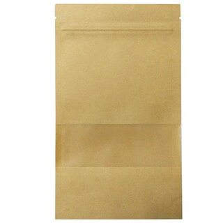 Foto 3 | Bolsa Kraft Ecológica con Sello Caliente y Ventana Cuadrada 20x30cm Greenlife