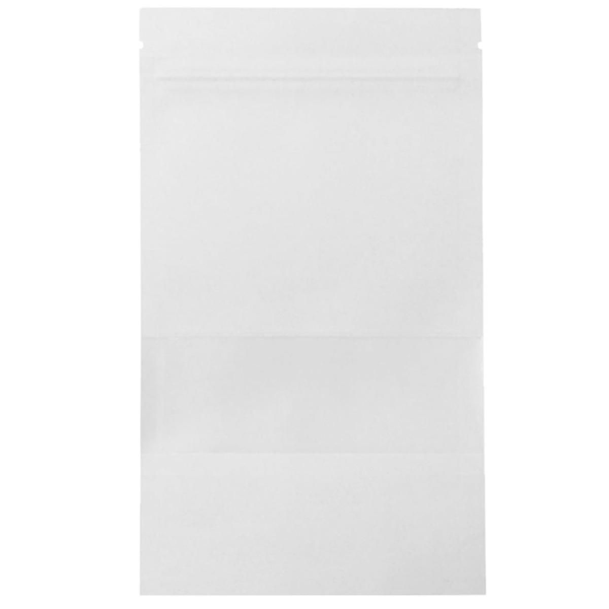 Foto 4 pulgar | Bolsa Stand Up Y Zipper Mayoreo, Greenlife, Mxsqe-002, 2paqs, 100pzs, 9x14cm, 50gr, Ventana Cuadrada, Blanco Kraft, Stan