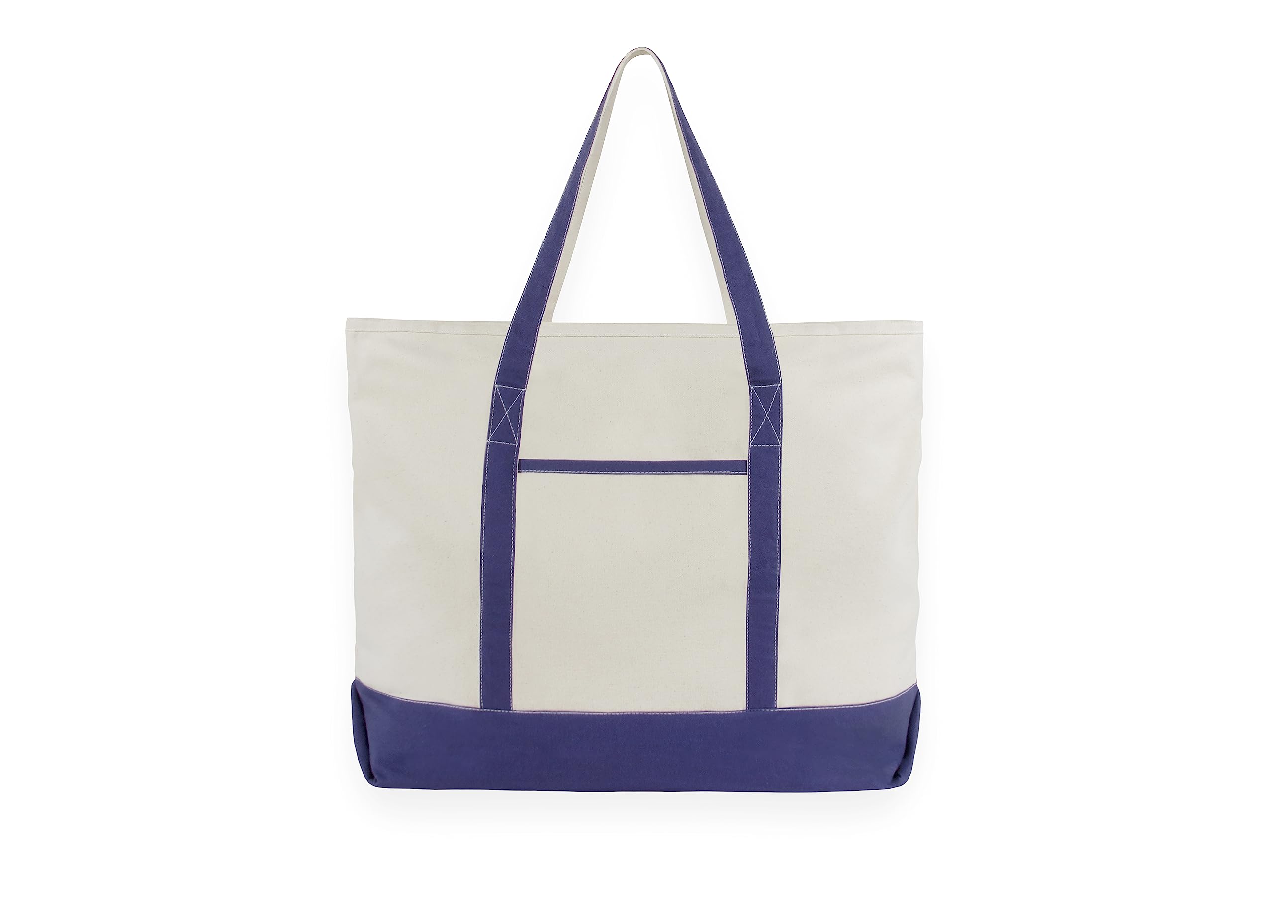 Foto 2 pulgar | Bolsa De Mano Organic Cotton Mart Extra Grande, 100% Algodón, Color Azul - Venta Internacional.