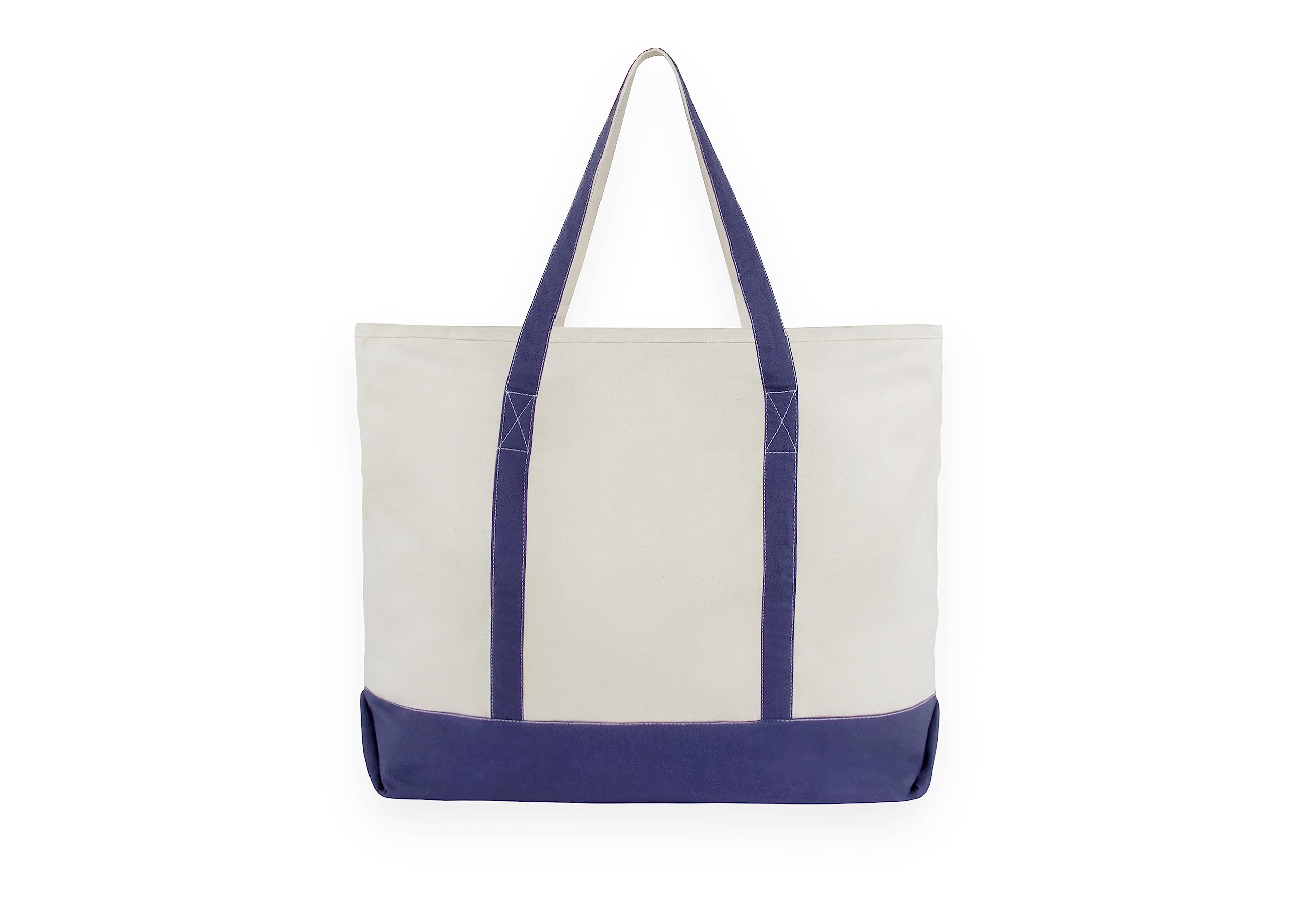 Foto 4 pulgar | Bolsa De Mano Organic Cotton Mart Extra Grande, 100% Algodón, Color Azul - Venta Internacional.