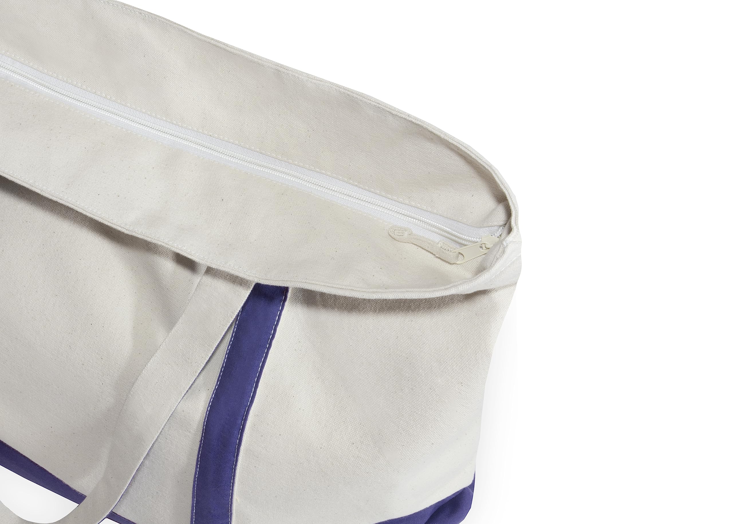 Foto 6 pulgar | Bolsa De Mano Organic Cotton Mart Extra Grande, 100% Algodón, Color Azul - Venta Internacional.