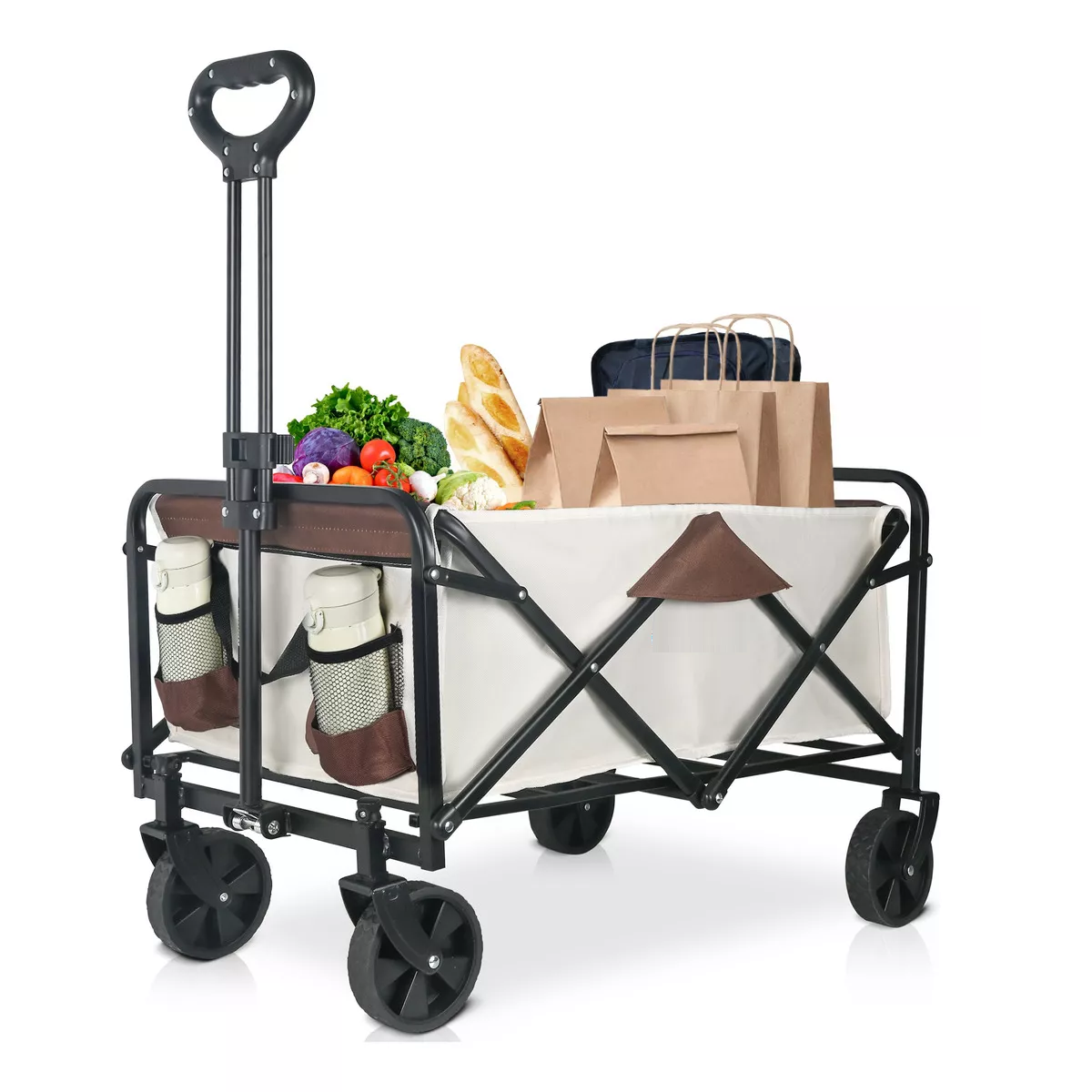 Foto 3 pulgar | Carrito Plegable Eo Safe Imports Esi-17740 Beige