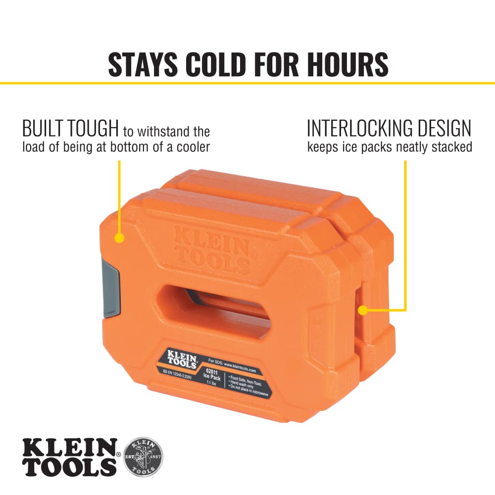 Foto 4 pulgar | Paquetes De Hielo Reutilizables Klein Tools 62811 Para Bolsas Frigoríficas, Paquete De 2 - Venta Internacional.