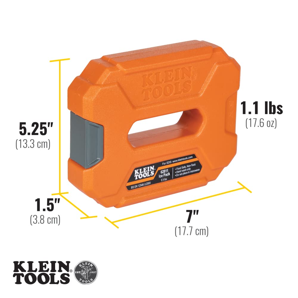 Foto 5 pulgar | Paquetes De Hielo Reutilizables Klein Tools 62811 Para Bolsas Frigoríficas, Paquete De 2 - Venta Internacional.