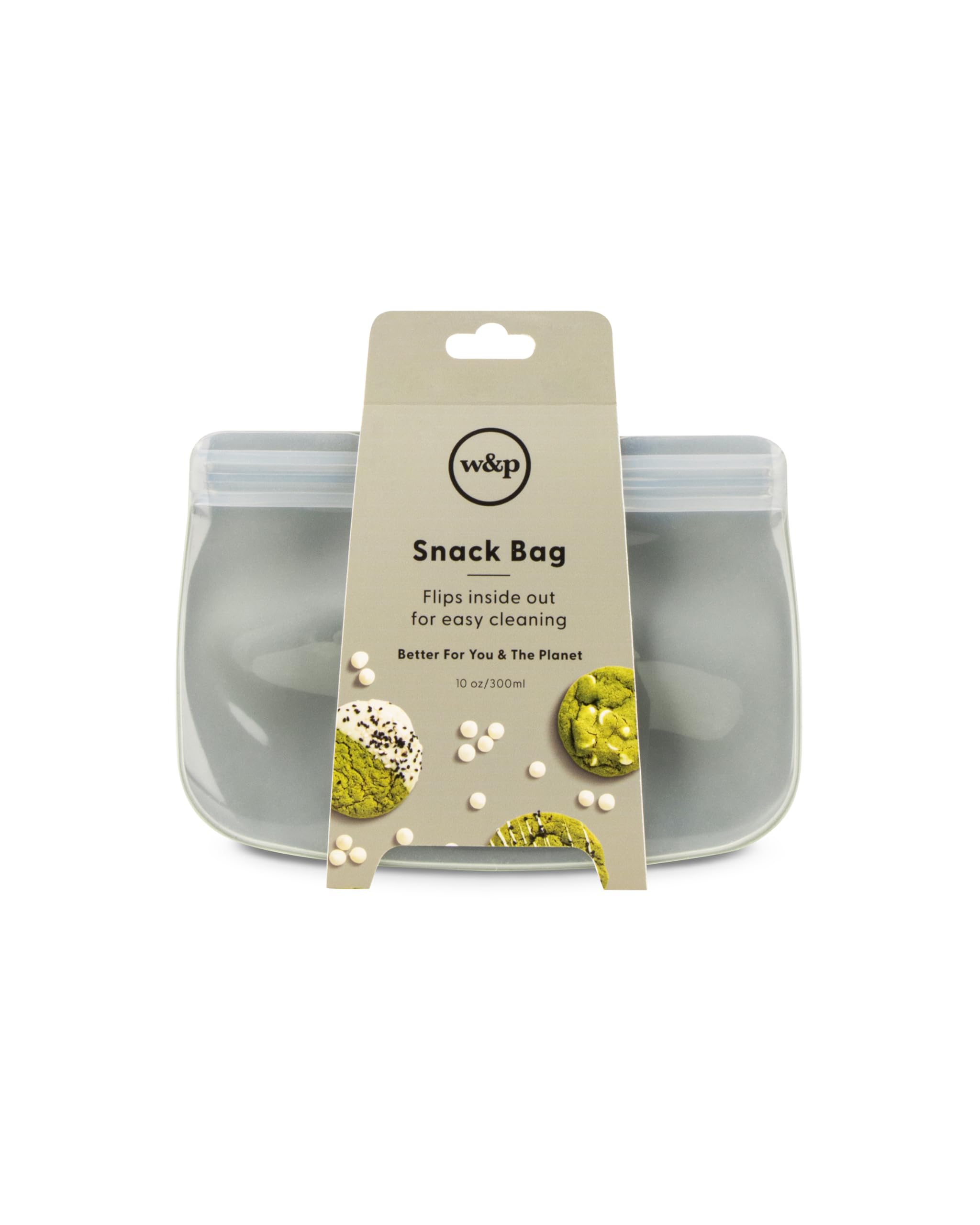 Foto 3 | Bolsa De Almacenamiento Reutilizable De Silicona W&p Porter Sandwich 300 Ml Sage - Venta Internacional.