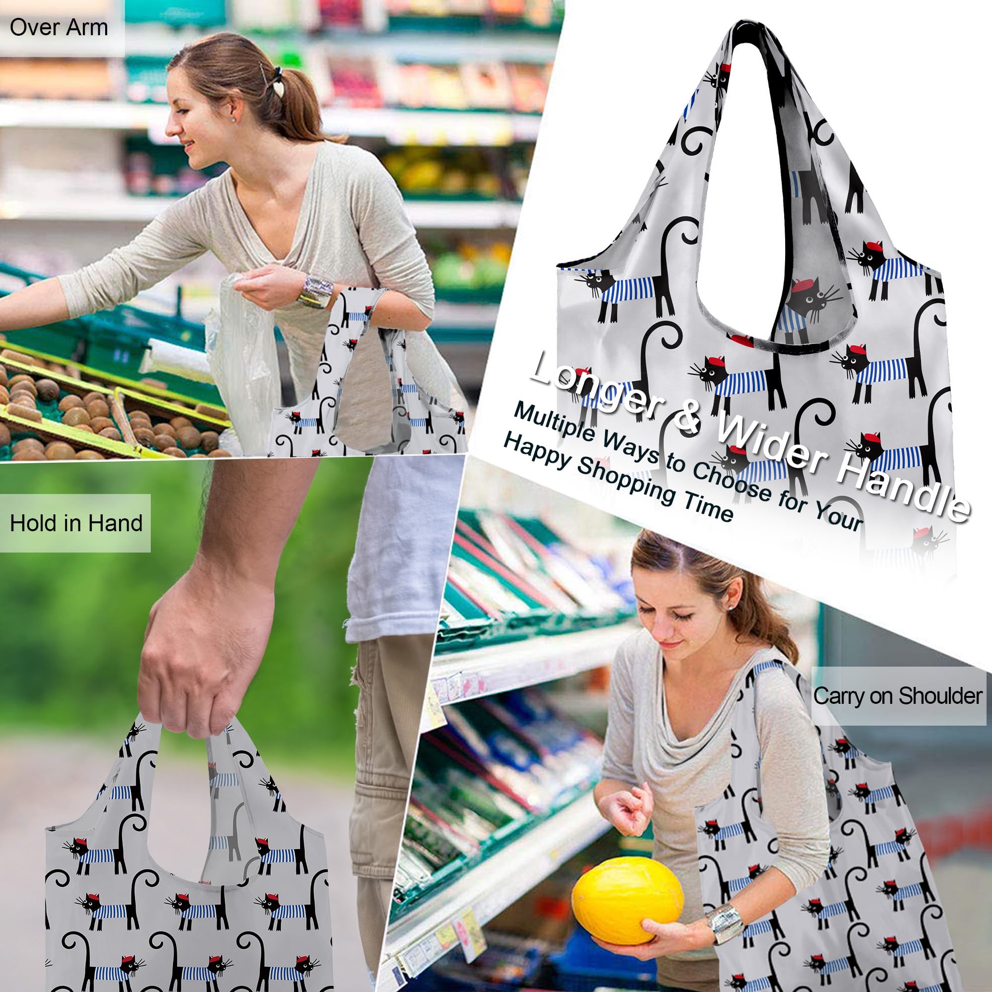 Foto 5 | Bolsas De Compras Reutilizables Beegreen Animal Lovers Para Mujer, Paquete De 10 - Venta Internacional.