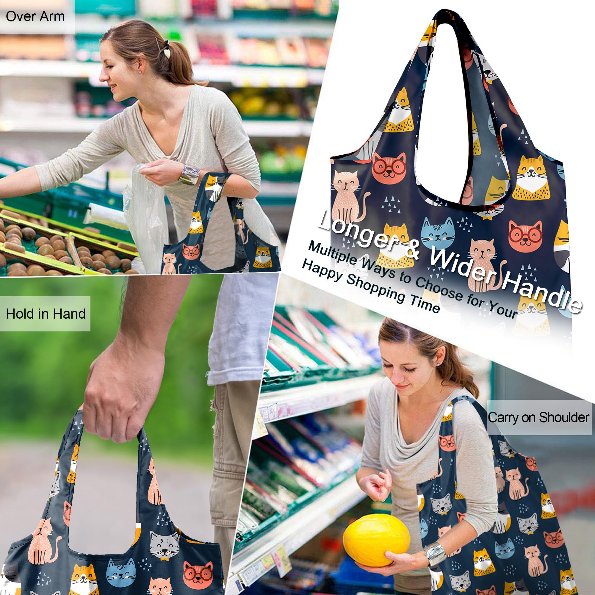Foto 5 | Bolsas De Supermercado Reutilizables Beegreen Animals, Xl, 23 L - Venta Internacional.