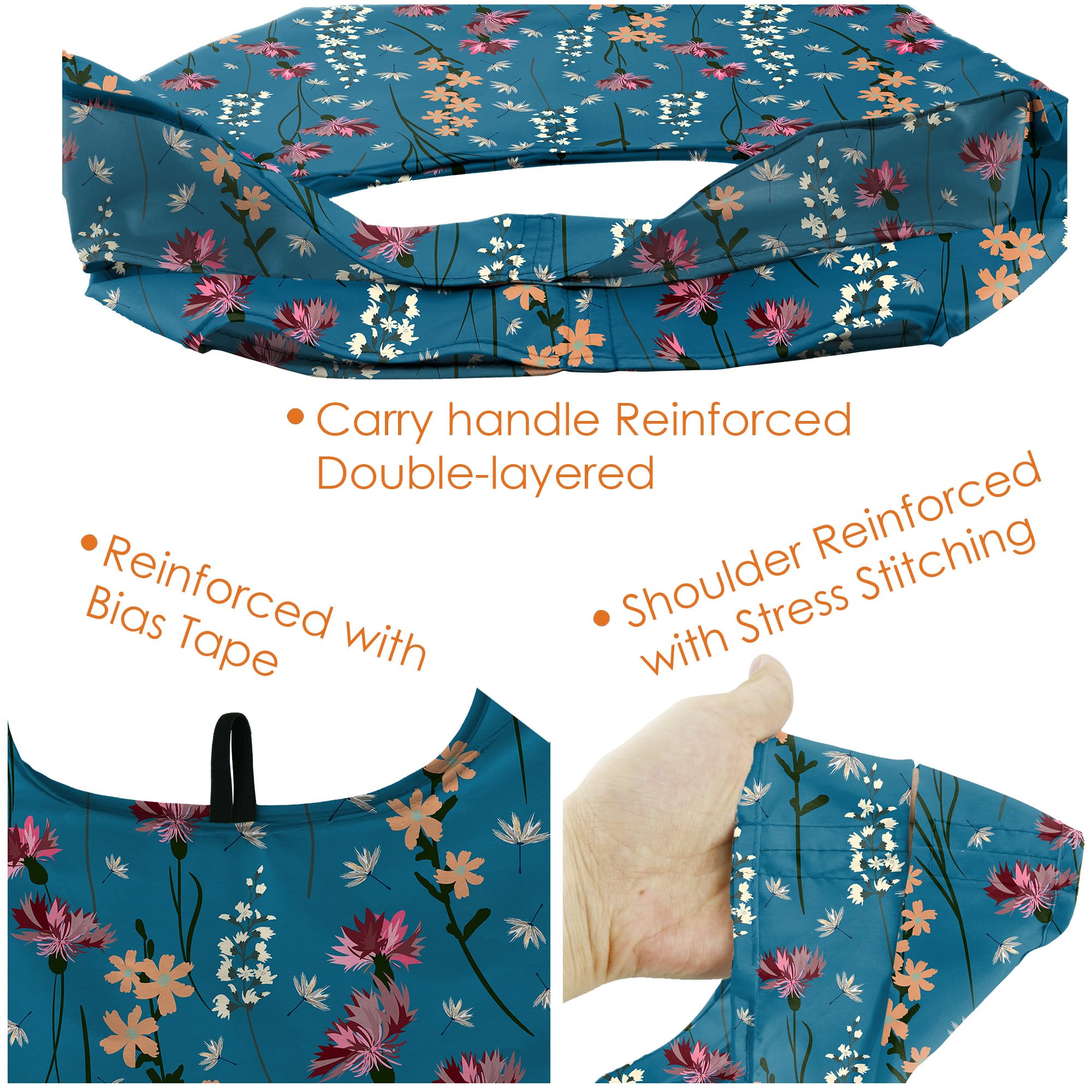 Foto 6 pulgar | Bolsas De Mano Beegreen Flowering Arbusto Para Mujer, Paquete De 6, 23 Kg - Venta Internacional.