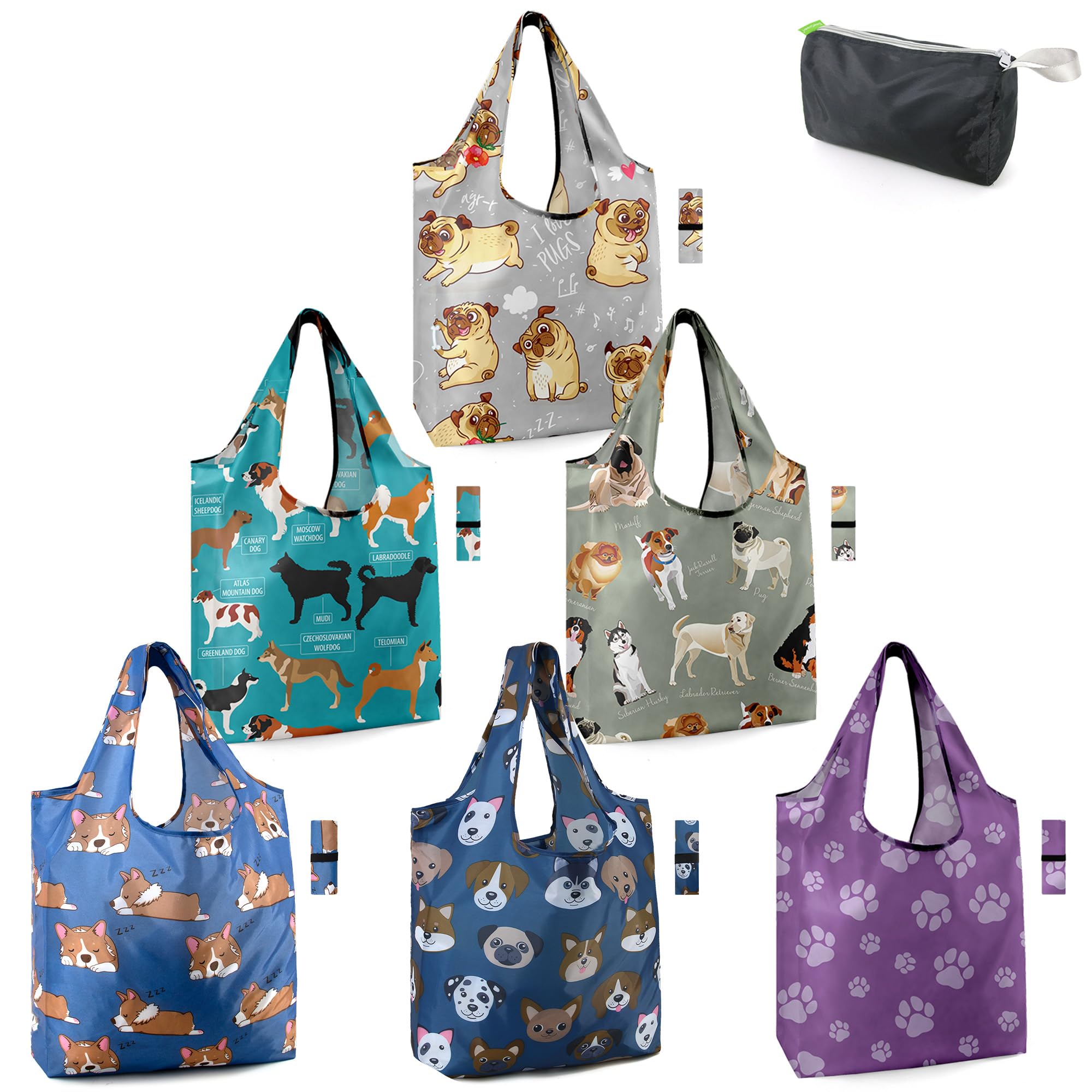 Bolsas De Supermercado Reutilizables Beegreen, Xl, 23 L, Capacidad 6 Unidades - Venta Internacional.
