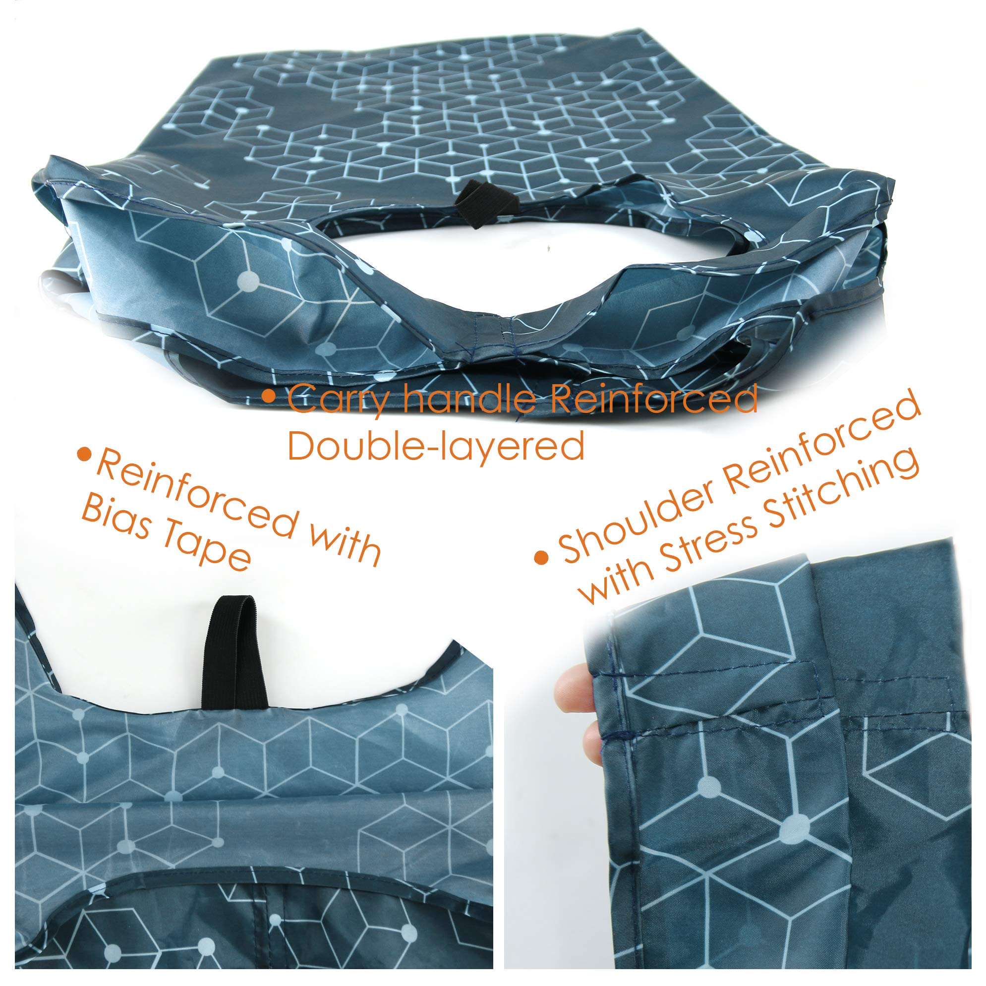 Foto 3 | Bolsas De Supermercado Reutilizables Beegreen Geometry Xl, 6 Paquetes - Venta Internacional.