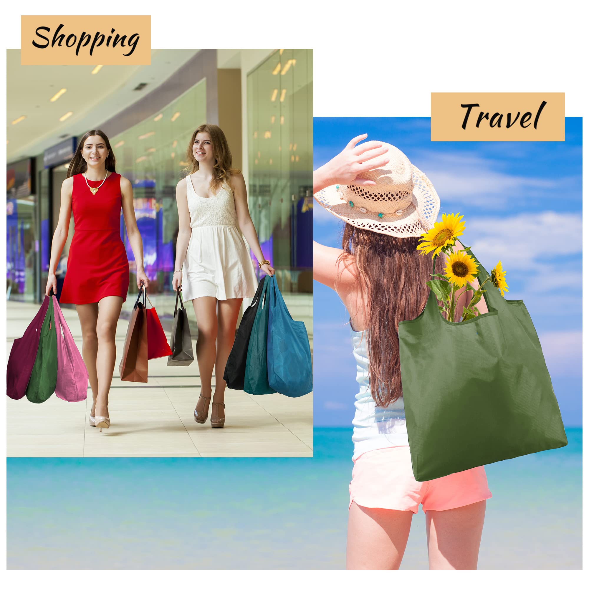 Foto 7 | Bolsas Plegables Reutilizables Para Regalos Y Compras Beegreen - Venta Internacional.