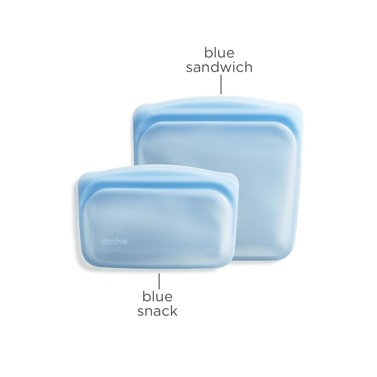Foto 5 | Bolsas Reutilizables Para Almacenamiento De Alimentos Stasher Premium Silicone, Paquete De 2 - Venta Internacional.