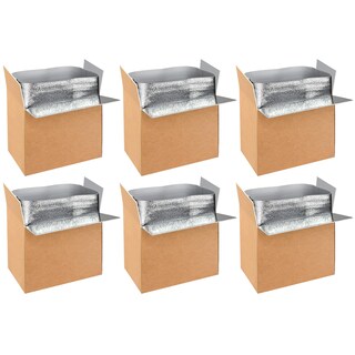 Foto 1 | Cajas De Envío Aislantes Simple Deluxe, Paquete De 6 Con Forro, 19 X 12 - Venta Internacional.