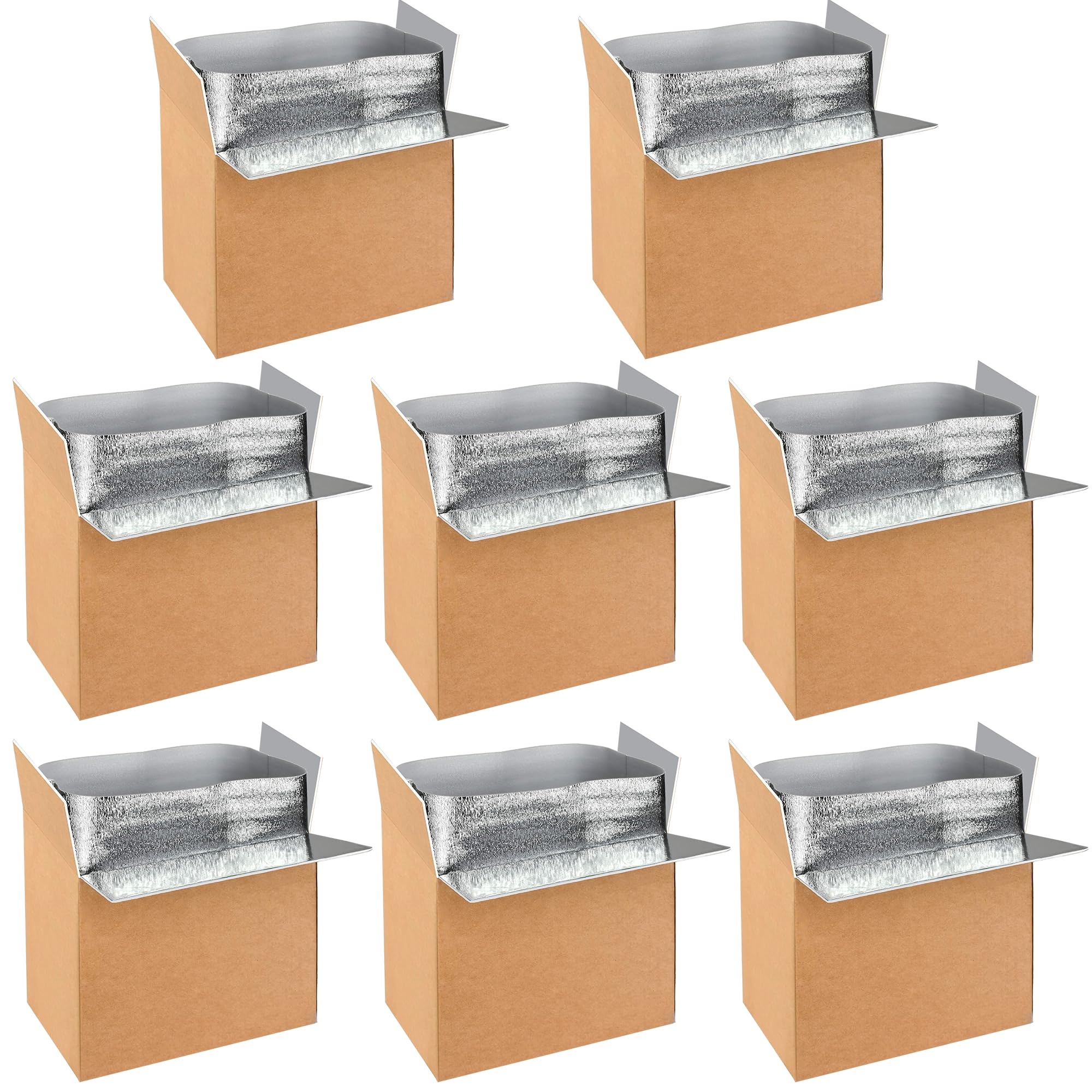 Foto 1 | Cajas De Envío Aislantes Simple Deluxe, Paquete De 8 Con Forro, 19 X 12 - Venta Internacional.