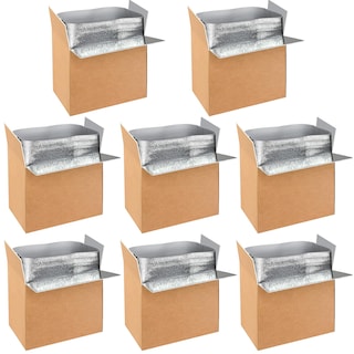 Foto 1 | Cajas De Envío Aislantes Simple Deluxe, Paquete De 8 Con Forro, 19 X 12 - Venta Internacional.