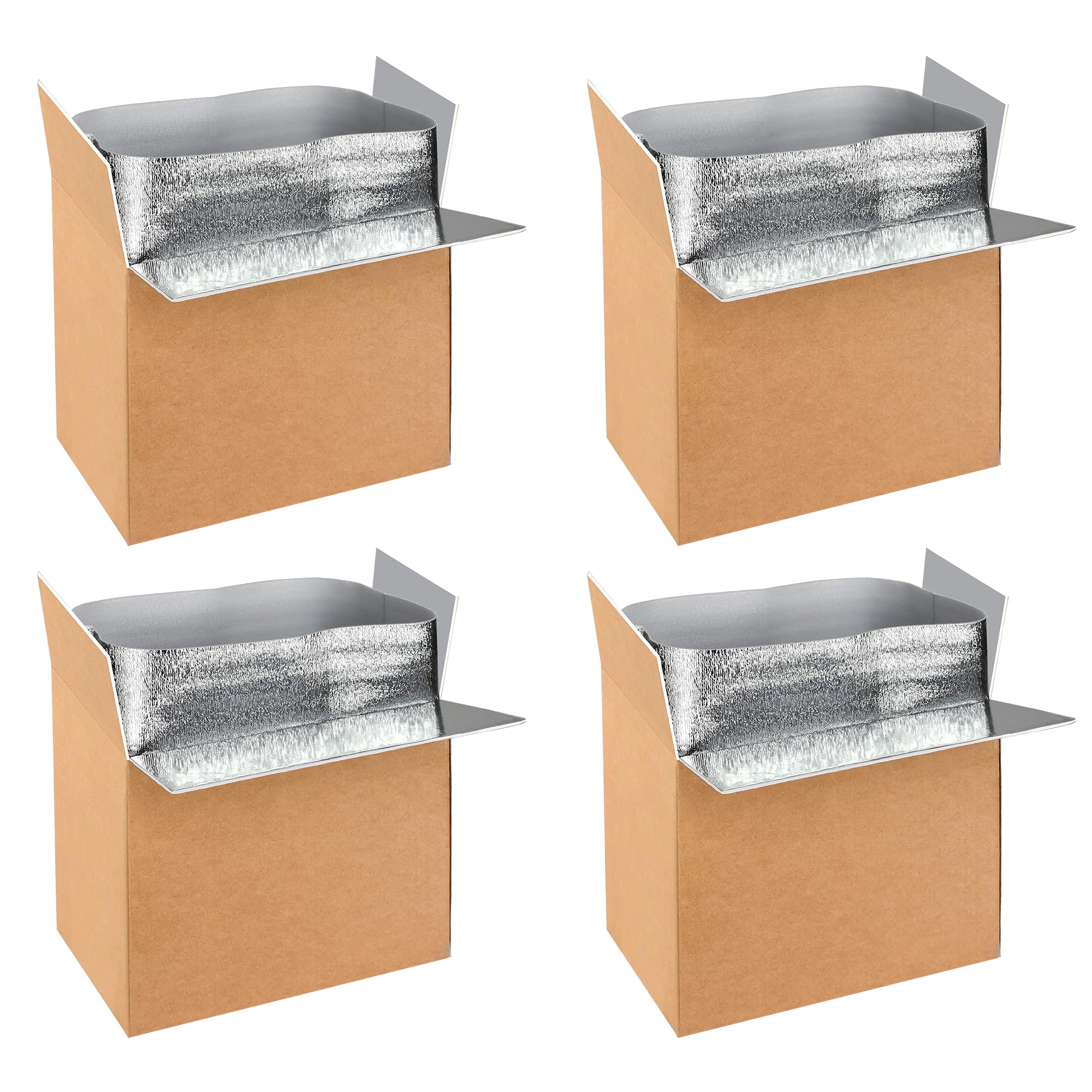 Foto 2 pulgar | Cajas De Envío Aislantes Simple Deluxe, Paquete De 4 Con Forro, 19 X 12 X 16 - Venta Internacional.