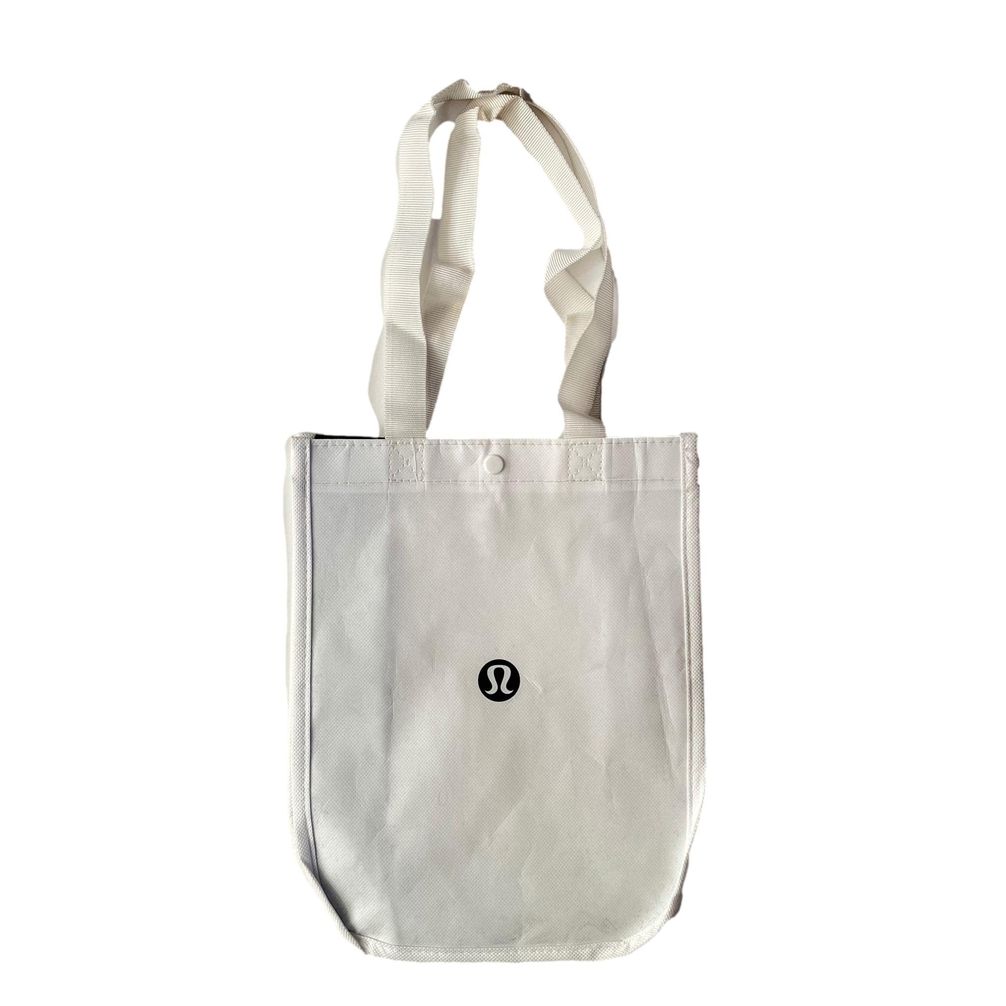 Foto 2 pulgar | Bolsa De Mano Lululemon  Nueva  Blanca  Para Compras  Almuerzos  Gimnasio  Reutilizable - Venta Internacional.