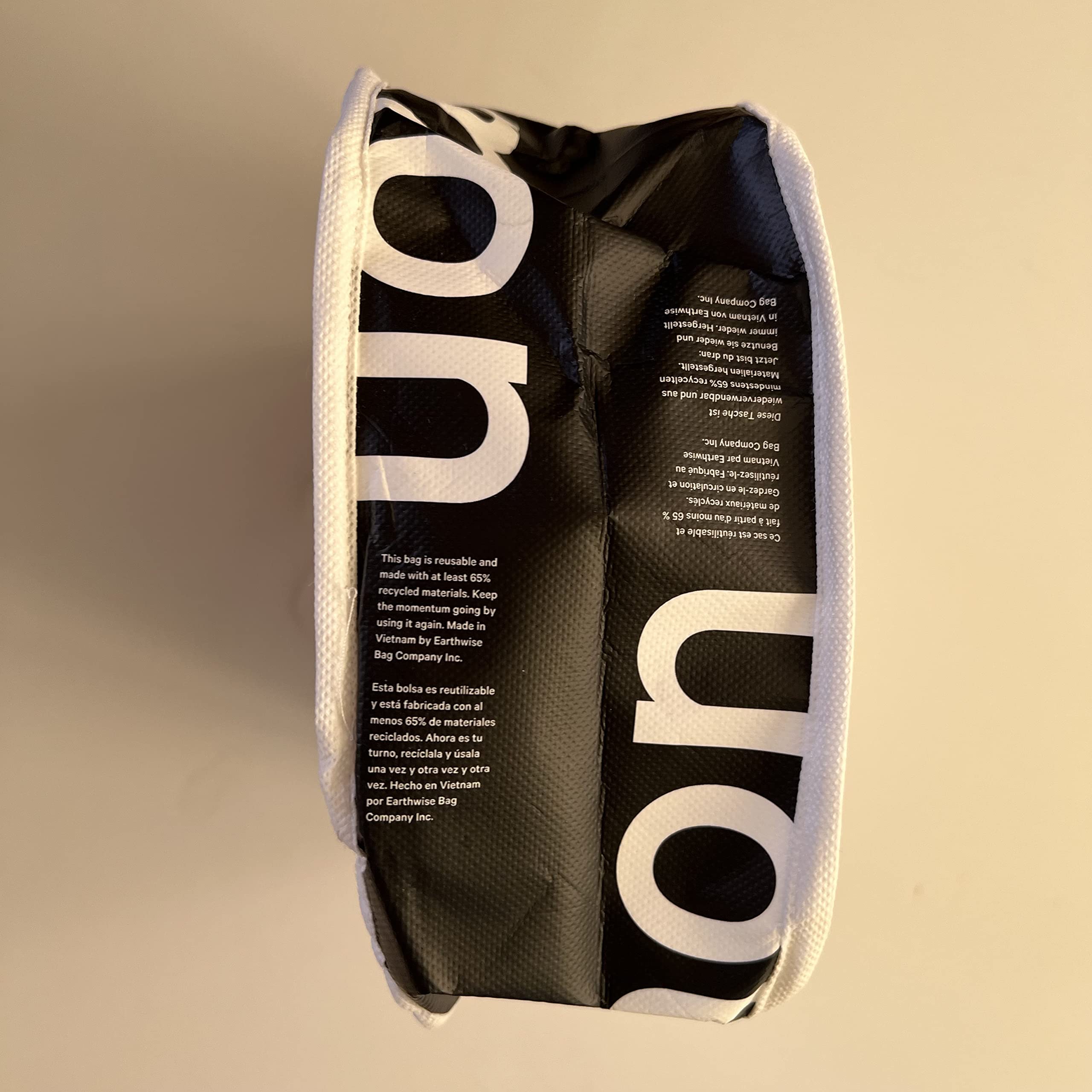 Foto 4 pulgar | Bolsa De Mano Lululemon  Nueva  Blanca  Para Compras  Almuerzos  Gimnasio  Reutilizable - Venta Internacional.