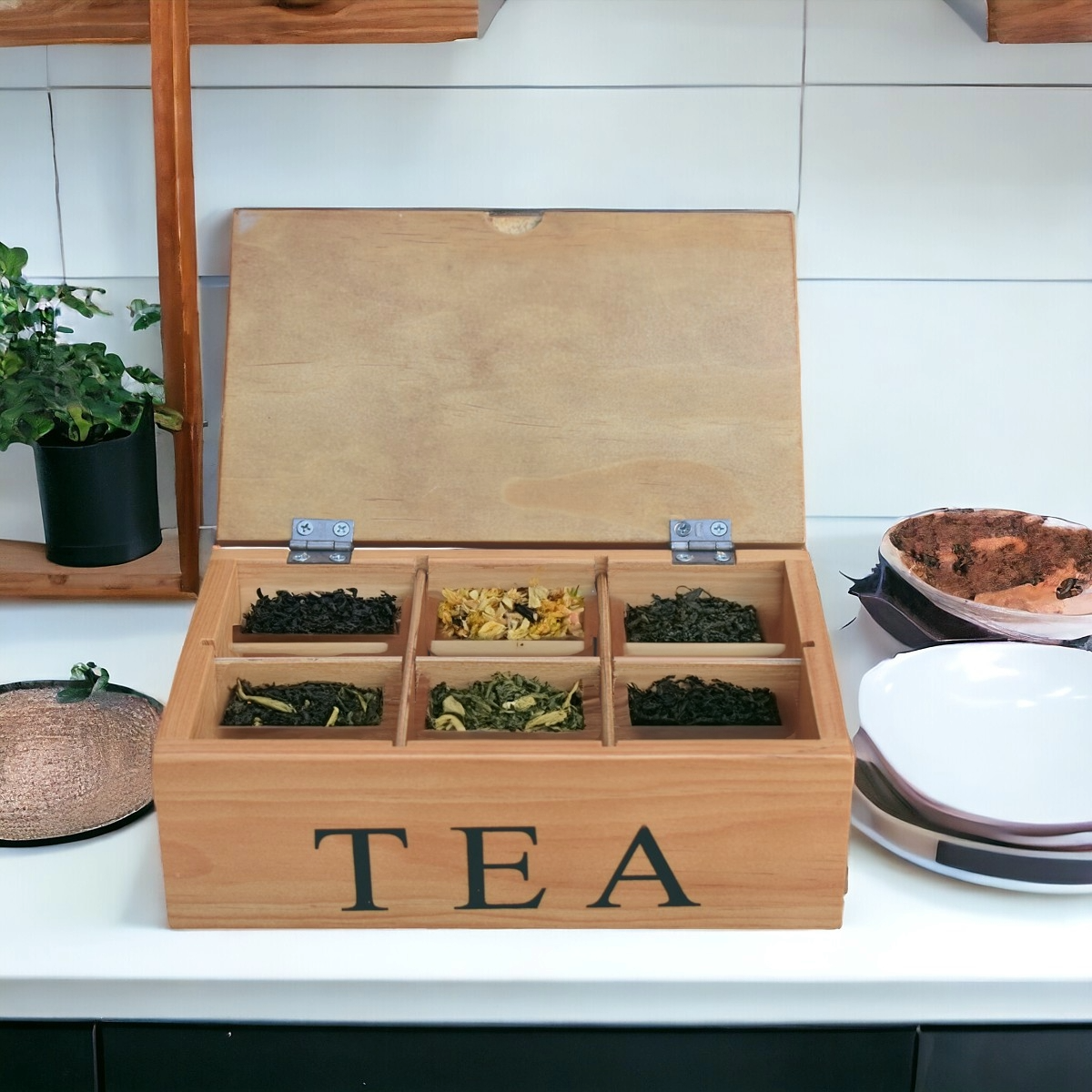 Foto 7 | Caja para Té Hogare 6 Espacios