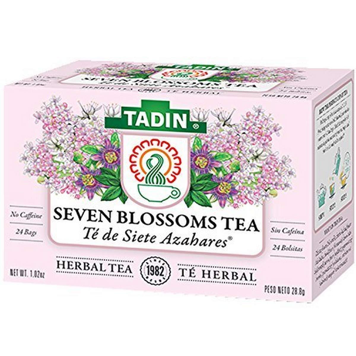 Foto 2 pulgar | Té De Hierbas Tadin Seven Blossoms 24 Bolsas - Venta Internacional.