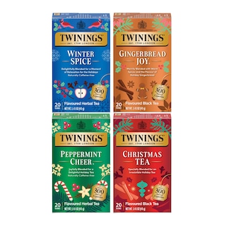 Foto 1 | Paquete Variado Navideño De Tea Twinings, 20 Bolsas X 4, Enjoy Hot Or Iced - Venta Internacional.