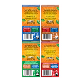 Foto 5 | Paquete Variado Navideño De Tea Twinings, 20 Bolsas X 4, Enjoy Hot Or Iced - Venta Internacional.