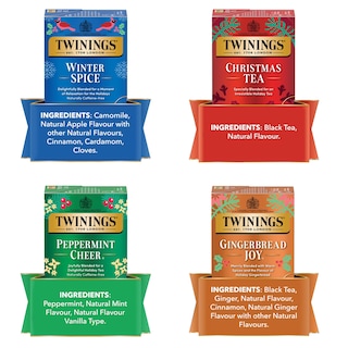 Foto 6 | Paquete Variado Navideño De Tea Twinings, 20 Bolsas X 4, Enjoy Hot Or Iced - Venta Internacional.